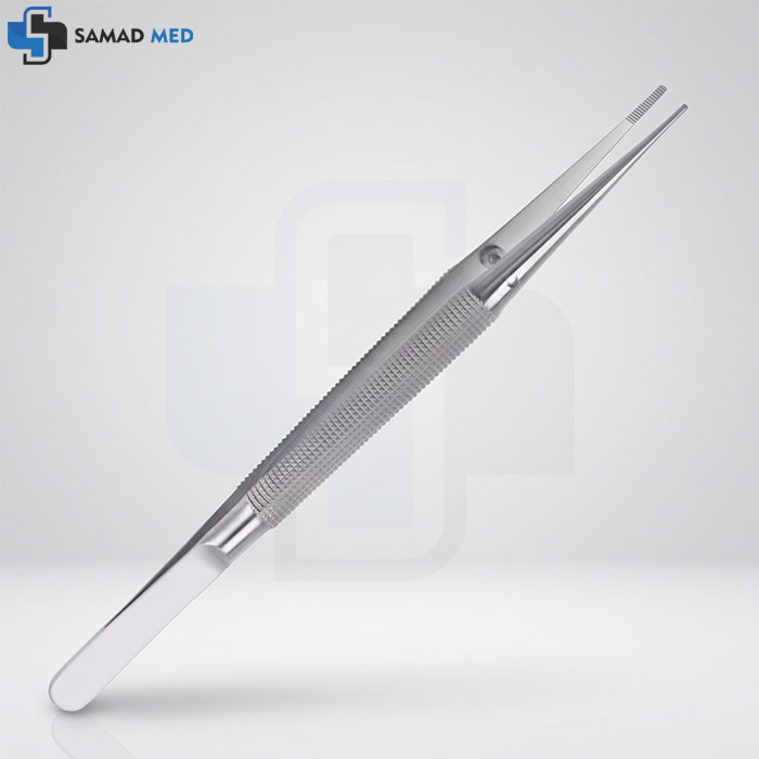 DeBakey Atraumatic Tissue Tweezer 18cm DeBakey Atraumatic Tissue Tweezer 18cm stainless steel surgical instrument