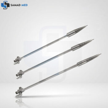 Leech Wilkinson Cannula With Luer Lock stainless steel ENT surgical instrument