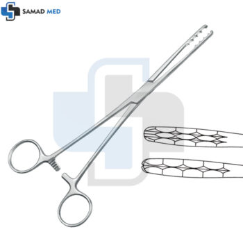 Ulrich Cotton Swab Forceps 27cm