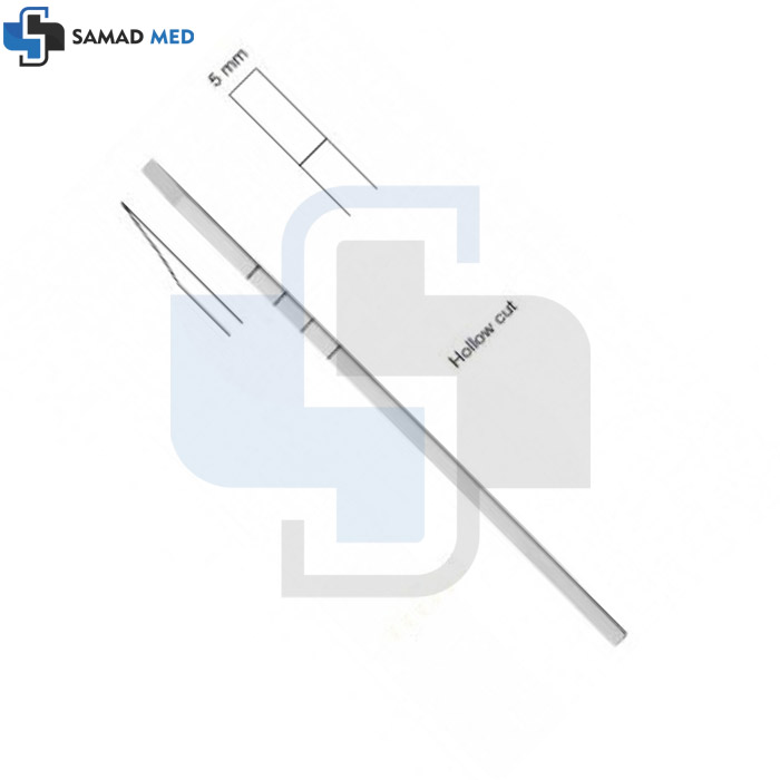 Cottle chisel with hollow cut 18cm Cottle chisel with hollow cut 18cm